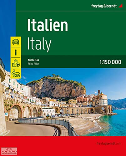 Italien, Autoatlas 1:150.000, freytag & berndt: Spiralbindung, Camping- und Stellplätze, Freizeitinfos (freytag & berndt Autoatlanten) von FREYTAG-BERNDT UND ARTARIA
