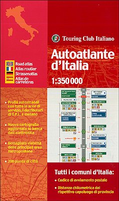 Italien Auto Atlas: Tutti i comuni d' Italia: Codice di avviamento postale, Distanza chilometrical dal rispettivo capoluogo di provincia. Hrsg.: ... (Road & Touristic Atlas S.)