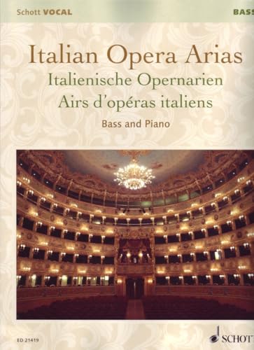 Italienische Opernarien: Bass und Klavier. Bass. (Schott VOCAL)