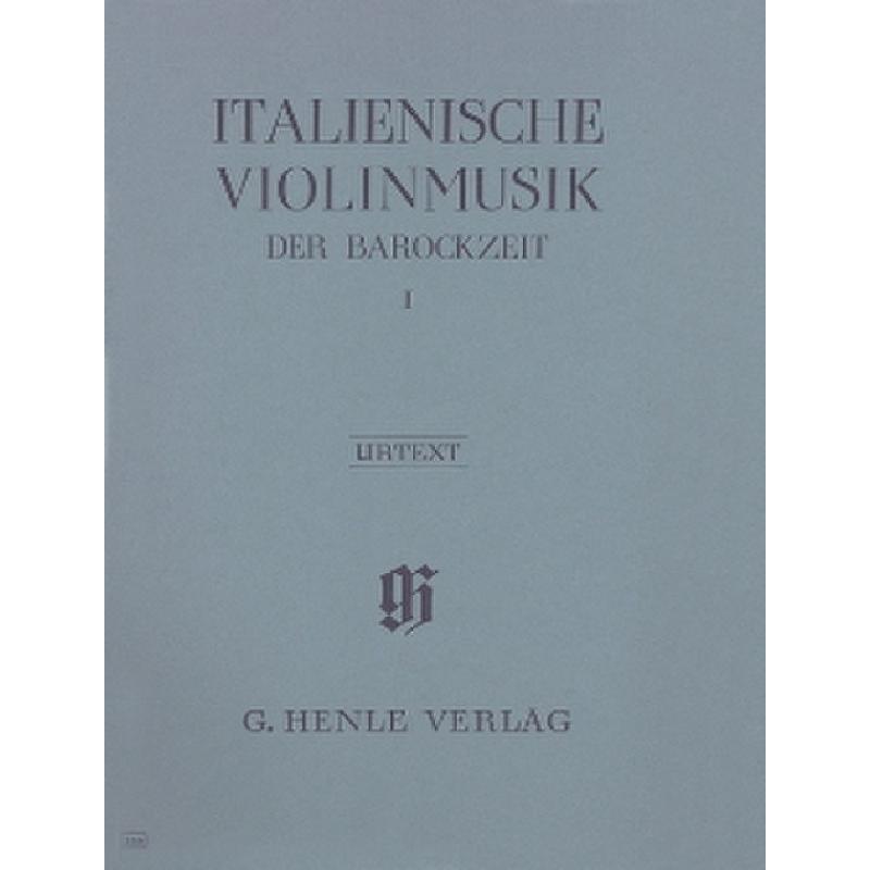 Italienische Violinmusik 1 Italienische Violinmusik 1
