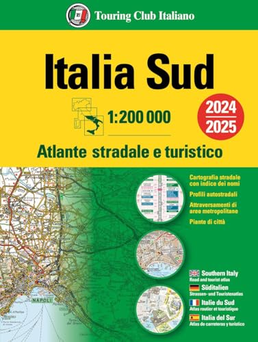 Italy South atlas - atlante stradale Sud 2024/2025