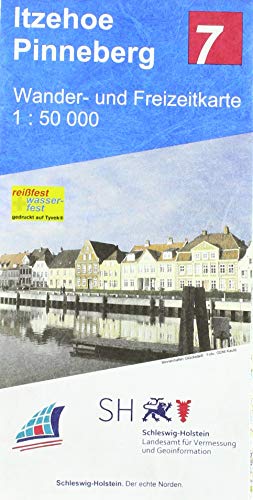 Itzehoe - Pinneberg 1 : 50 000: Wander- und Freizeitkarte 1:50 000 von Landesamt f.Vermessung