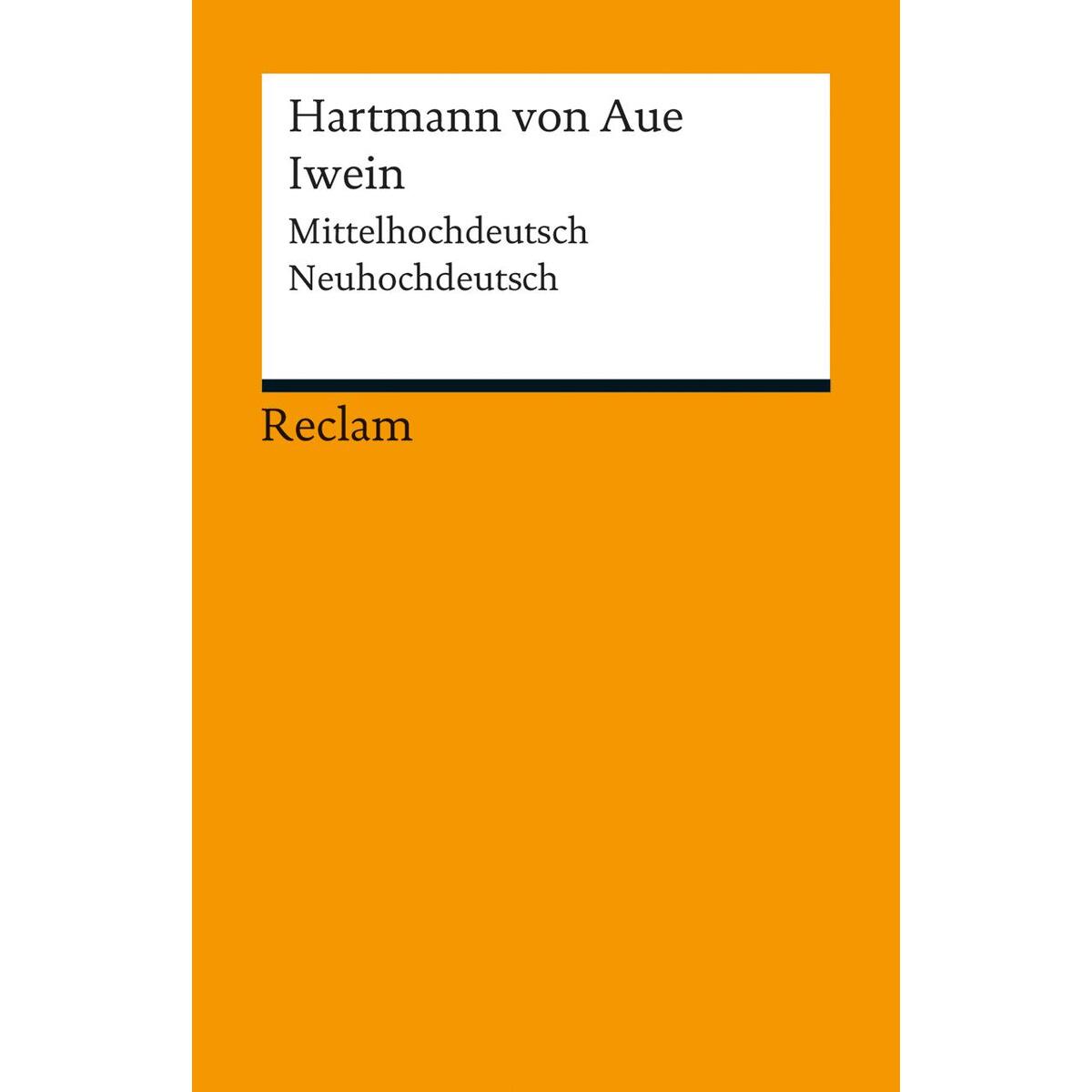 Iwein Iwein von Reclam Philipp Jun.