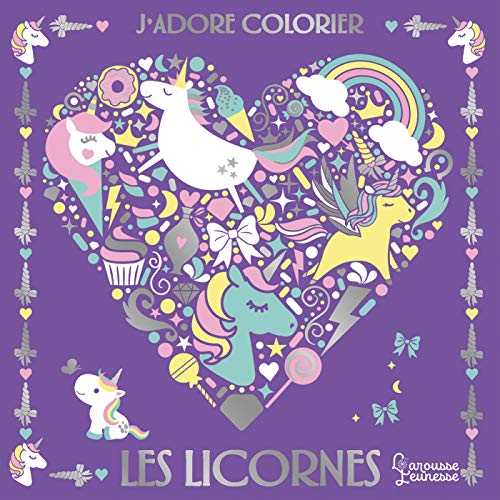 J'adore colorier les licornes