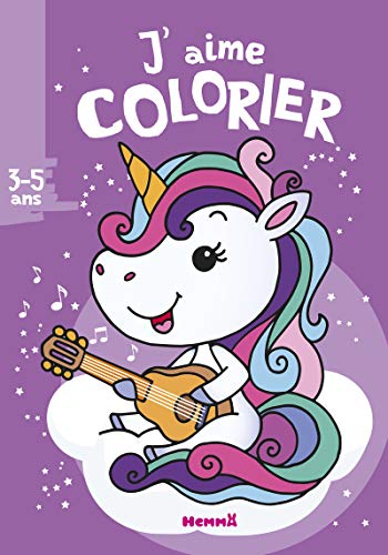 J'aime colorier (3-5 ans) (Licorne) von HEMMA