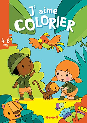 J'aime colorier (4-6 ans) (La jungle) von Hemma