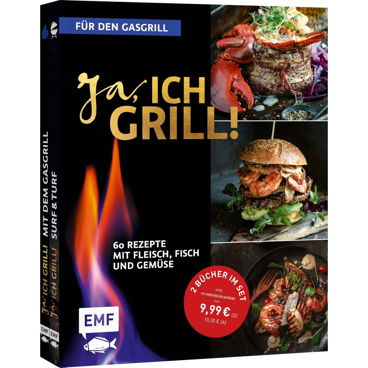 Ja, ich grill! - Für den Gasgrill: Doppelt gut - 2 Bücher im Set Ja, ich grill! - Für den Gasgrill: Doppelt gut - 2 Bücher im Set von Edition Michael Fischer