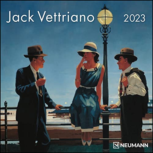 Jack Vettriano 2023 - Wand-Kalender - Mini-Broschürenkalender - 17,5x17,5 - 17,5x35 geöffnet - Kunst-Kalender (MINI GRID CALENDAR) von Neumann Verlage GmbH & Co