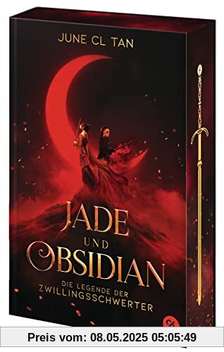 Jade und Obsidian - Die Legende der Zwillingsschwerter: Atmosphärischer Fantasy-Schmöker voll packender Kampfszenen und verbotener Liebe. Mit wunderschönem Farbschnitt in limitierter Auflage