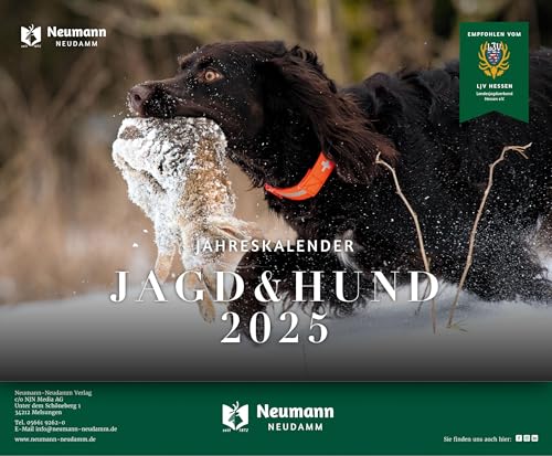 Jagd & Hund 2025: Kalender mit Informationen rund um die Jagd