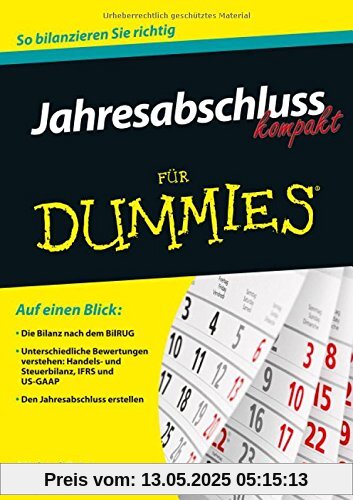 Jahresabschluss kompakt für Dummies