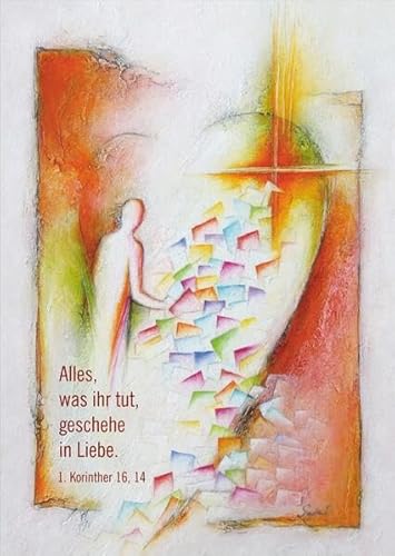 Jahreslosung 2024 - Andrea Sautter - Faltkarte: 10er Set (Jahreslosung Andrea Sautter) von Praxisverlag buch+musik bm gGmbH