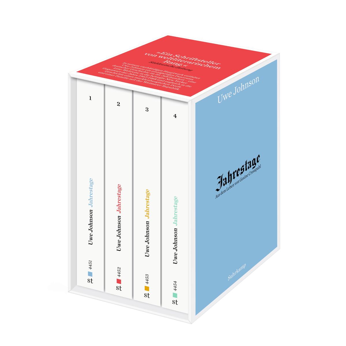 Jahrestage 1-4 von Suhrkamp Verlag