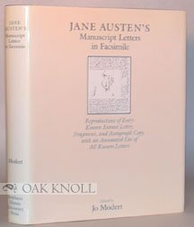 Jane Austen's Manuscript Letters in Facsimile: Reproductions of Every Known Extant Letter, Fragment, and Autograph Copy, With an Annotated List of A: ... with an Annotated List of All Known Letters Jane Austen's Manuscript Letters in Facsimile: Reproductions of Every Known Extant Letter, Fragment, and Autograph Copy, With an Annotated List of A: ... with an Annotated List of All Known Letters von Southern Illinois University Press