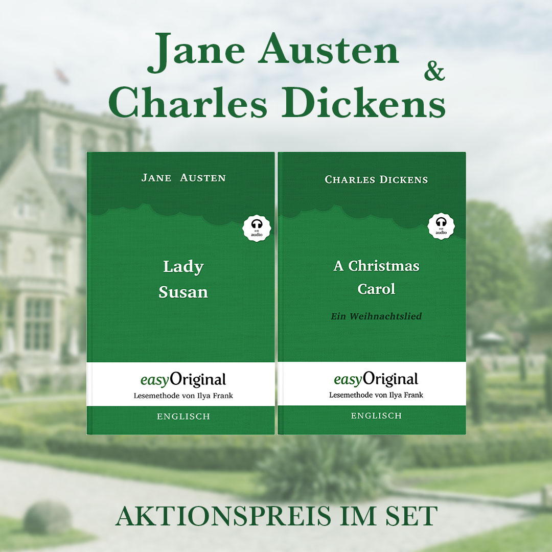 Jane Austen &amp; Charles Dickens Softcover (Bücher + Audio-Online) - Lesemethode vo... von EasyOriginal Verlag e.U.