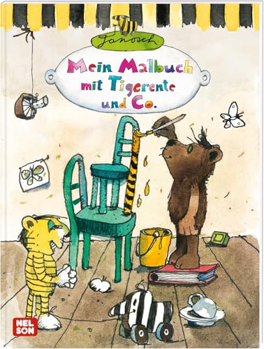 Janosch: Janosch: Mein Malbuch mit Tigerente & Co.: ab 4 Jahre von Nelson