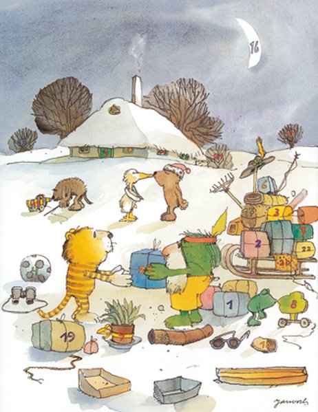 "Janoschs Adventskalender – Bescherung" "Janoschs Adventskalender – Bescherung" von Little Tiger