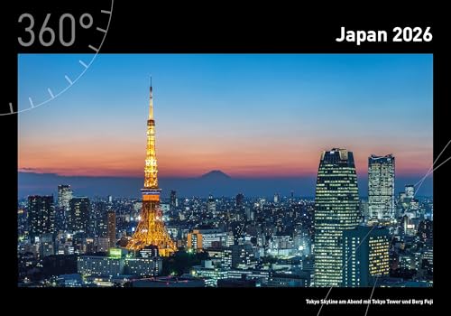 Japan Premiumkalender 2026 (360° Premiumkalender 2026: Format 50 x 35 cm) von 360° medien