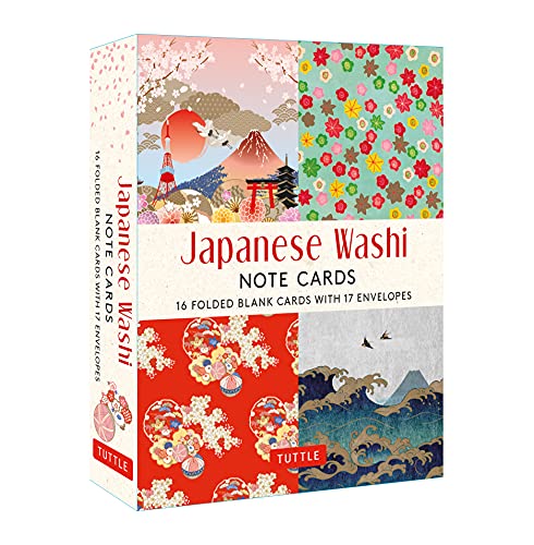 Japanese Designs Note Cards: 16 Different Blank Cards & Envelopes: 16 Folded Blank Cards with 17 Envelopes von TUTTLE PUB