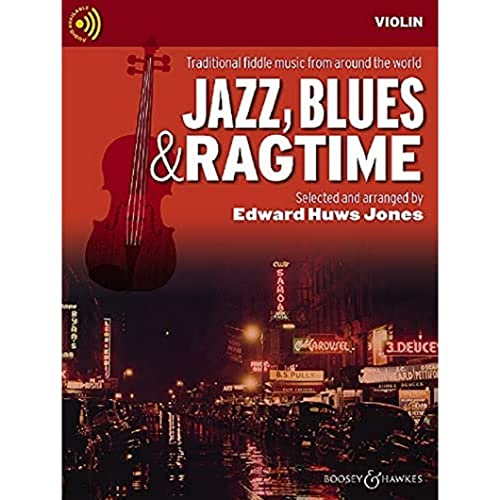 Jazz, Blues & Ragtime: Traditional fiddle music from around the world. Violine (2 Violinen), Gitarre ad libitum. (Fiddler Collection)