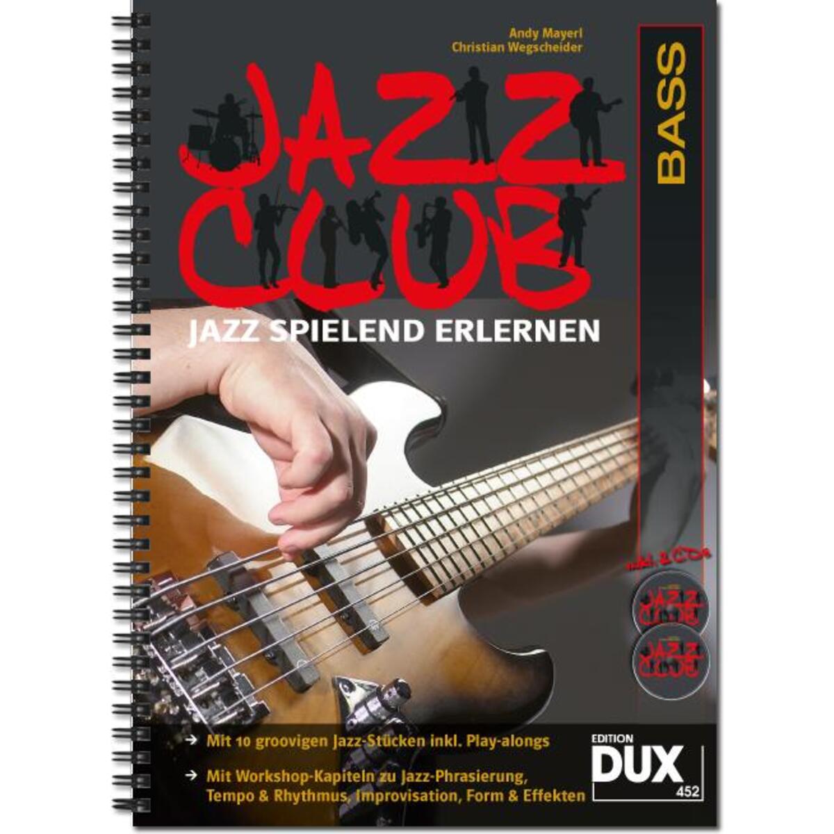 Jazz Club, Bass (mit 2 CDs) von Edition DUX