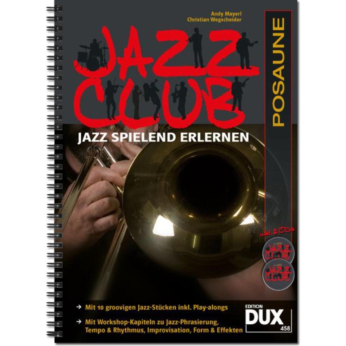 Jazz Club, Posaune (mit 2 CDs) von Edition DUX