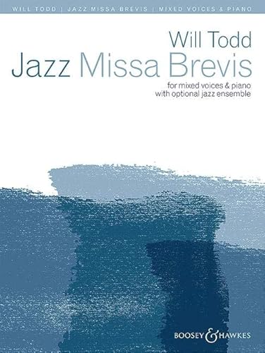 Jazz Missa Brevis: gemischter Chor (SATB divisi) und Klavier; Jazz-Trio (Klavier, Bass und Schlagzeug) oder Jazz-Ensemble (Alt-Saxophon, 2 Trompeten und Jazz-Trio) ad libitum. Chorpartitur.