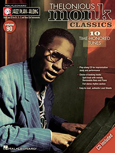 Jazz Play-Along Volume 90: Thelonious Monk Classics: Play-Along, CD für Instrument(e) in b