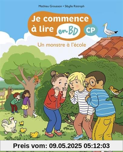 Je Commence a Lire en BD T2-Un Monstre à l'École-CP