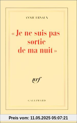 Je NE Suis Pas Sortie De MA Nu