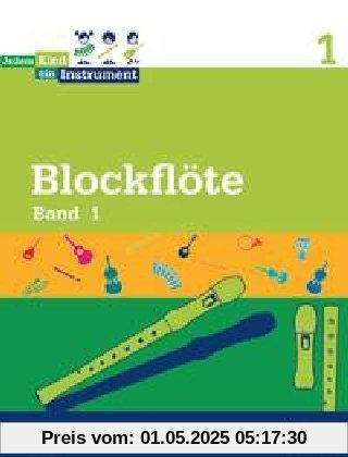 Jedem Kind ein Instrument: Band 1 - JeKi. Blockflöte. Schülerheft.: 2. Unterrichtsjahr - JeKi. Blockflöte, Schülerheft, Schwierigkeitsgrad 1