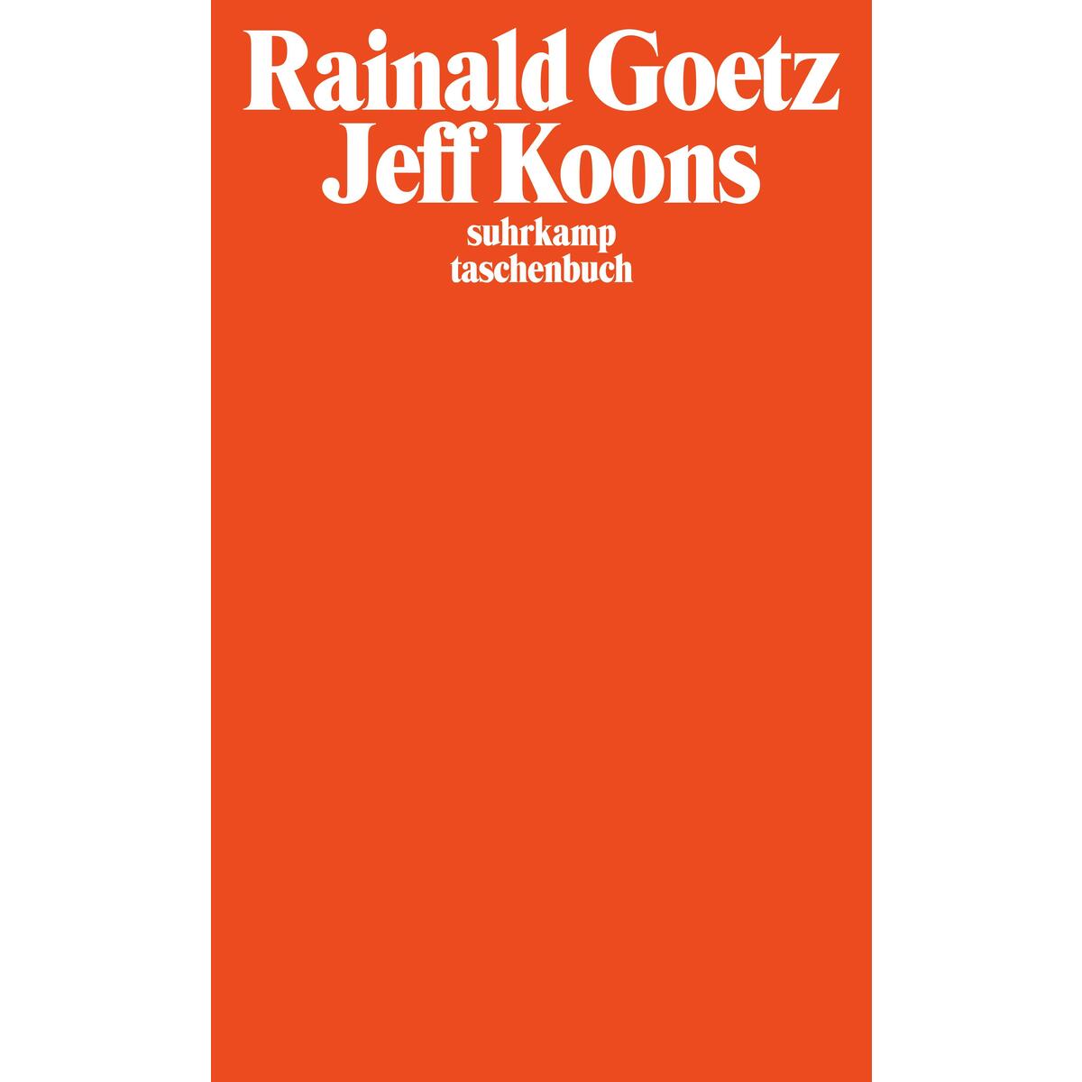 Jeff Koons von Suhrkamp Verlag AG