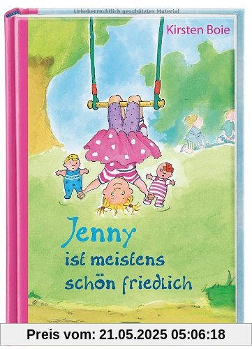 Jenny ist meistens schön friedlich: Drei-Minuten-Geschichten zum Vorlesen