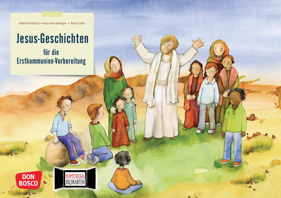 Jesus-Geschichten für die Erstkommunion-Vorbereitung. Kamishibai Bildkartenset von Don Bosco Medien