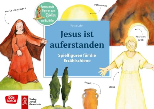 Jesus ist auferstanden. Spielfiguren für die Erzählschiene. Ausschneiden. Spielen. Erzählen. (Bibel-Spielfiguren für die Erzählschiene)