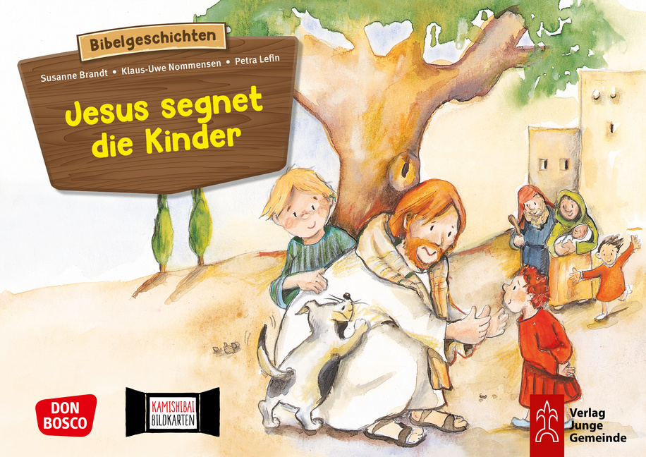 Jesus segnet die Kinder. Kamishibai Bildkartenset von Don Bosco Medien