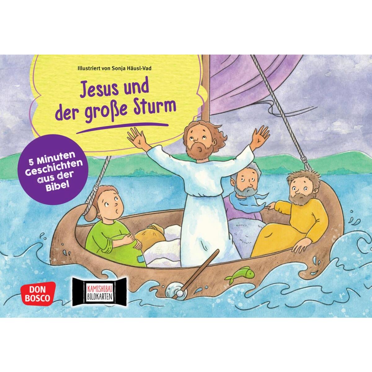 Jesus und der große Sturm. Kamishibai Bildkartenset Jesus und der große Sturm. Kamishibai Bildkartenset von Don Bosco Medien GmbH