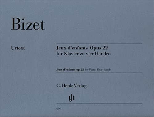 Jeux d'Enfants Op 22. Klavier zu 4 Händen: Besetzung: Klavier zu vier Händen (G. Henle Urtext-Ausgabe)