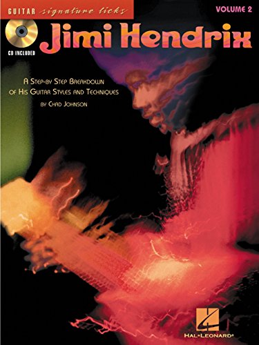 Jimi Hendrix Guitar Signature Licks -Volume 2- (Book / Tab / CD): Grifftabelle, CD für Gitarre