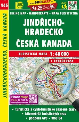 Jindřichohradecko, Česká Kanada / Neuhaus, Böhmisch Kanada (Wander - Radkarte 1:40.000) (SHOCart Wander - Radkarte 1:40.000 Tschechien, Band 445) von SHOCart