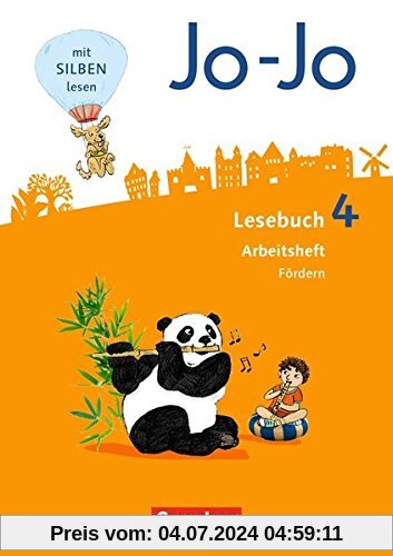 Jo-Jo Lesebuch - Allgemeine Ausgabe - Neubearbeitung 2016: 4. Schuljahr - Arbeitsheft Fördern
