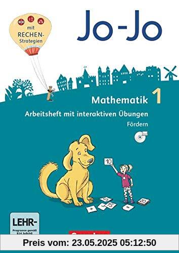 Jo-Jo Mathematik - Allgemeine Ausgabe 2018 - 1. Schuljahr: Arbeitsheft Fordern