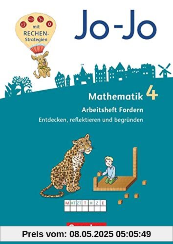 Jo-Jo Mathematik - Allgemeine Ausgabe 2018 - 4. Schuljahr: Arbeitsheft Fordern