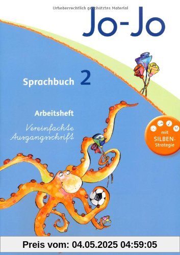 Jo-Jo Sprachbuch - Aktuelle allgemeine Ausgabe: 2. Schuljahr - Arbeitsheft in Vereinfachter Ausgangsschrift: Mit Lernstandsseiten
