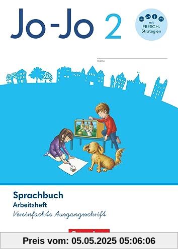 Jo-Jo Sprachbuch - Allgemeine Ausgabe 2024 - 2. Schuljahr: Arbeitsheft in Vereinfachter Ausgangsschrift