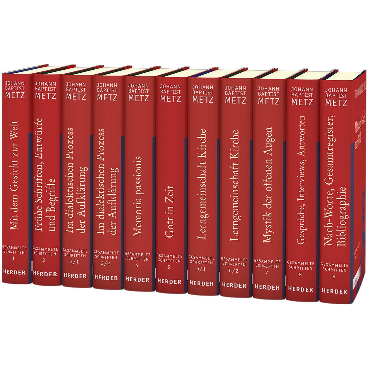 Johann Baptist Metz Gesammelte Schriften von Herder Verlag GmbH