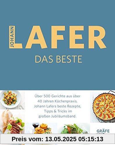 Johann Lafer - Das Beste: Die besten Rezepte aus über 40 Jahren Küchenpraxis (Gräfe und Unzer Einzeltitel)