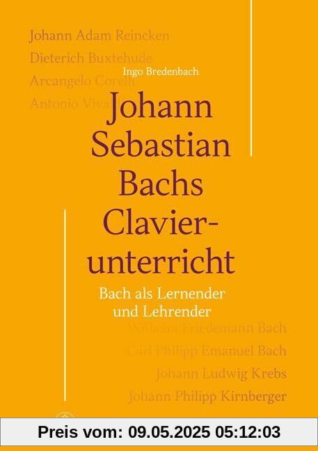 Johann Sebastian Bachs Clavierunterricht: Bach als Lernender und Lehrender