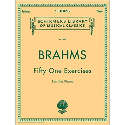 Johannes Brahms Fifty-One Exercises For The Piano Pf