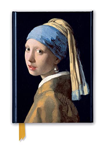 Johannes Vermeer: Girl with a Pearl Earring (Foiled Journal) (Flame Tree Notebooks): Unser hochwertiges, liniertes Blankbook mit festem, künstlerisch ... Notizbuch DIN A 5 mit Magnetverschluss)